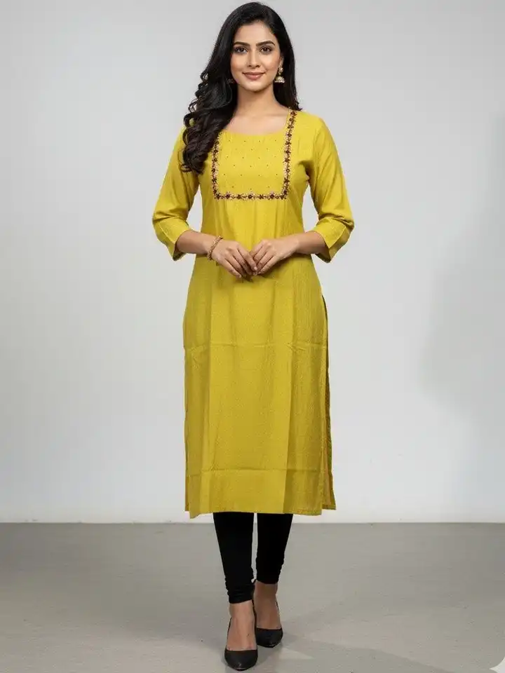 Yellow Kurthi
